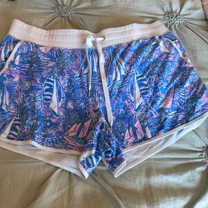 Lilly Pulitzer Sailboat Print XL EUC Women's Shorts